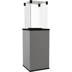 KRATKI Plynový ohřívač PATIO MINI sklo / slinutý křemen FILO ARGENTO